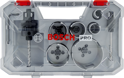 Sada závitových děrových pil Bosch PRO Construction Material, 9dílná.